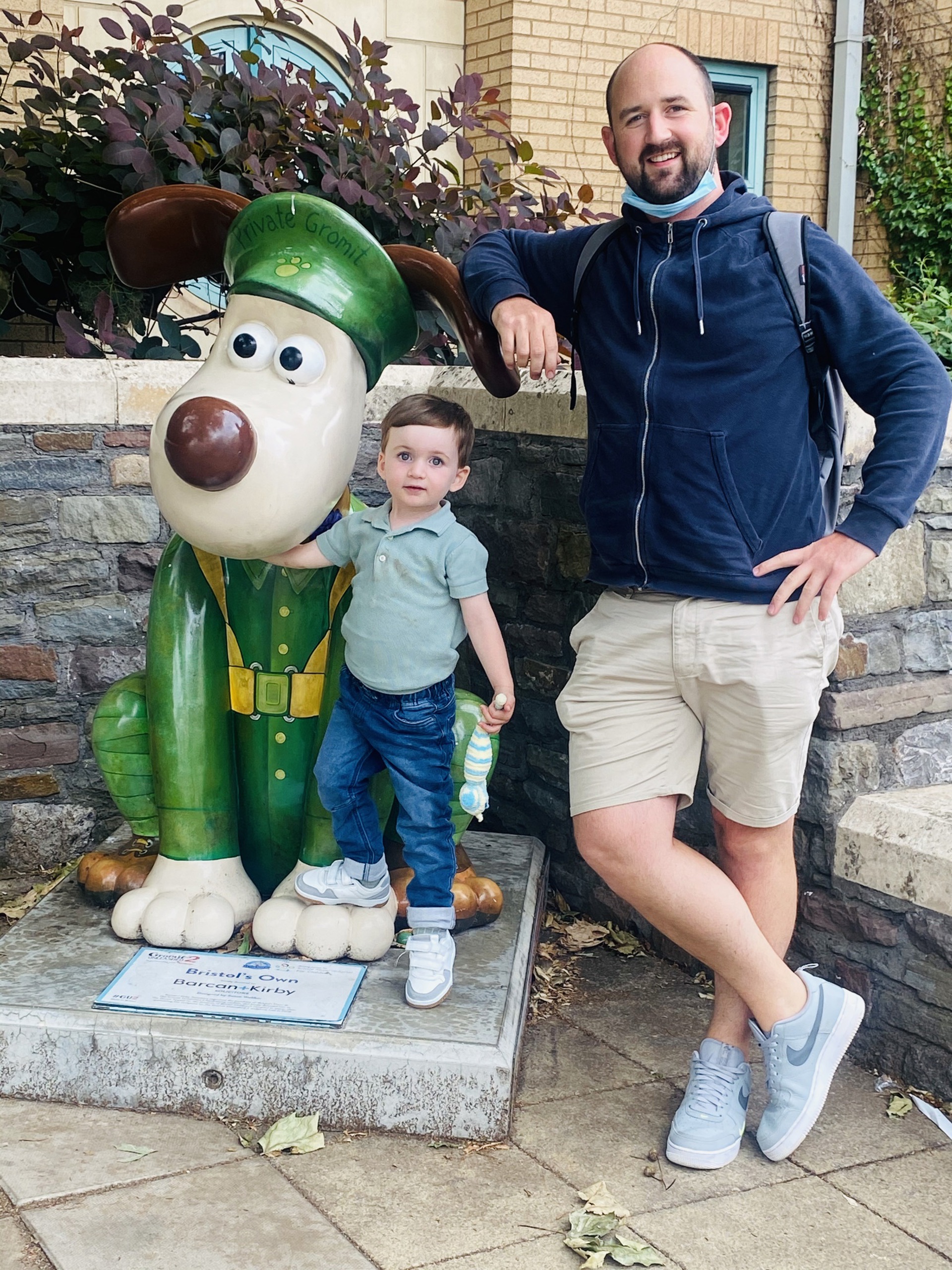 Former patient Quade with his Dad, Nick Ballinger