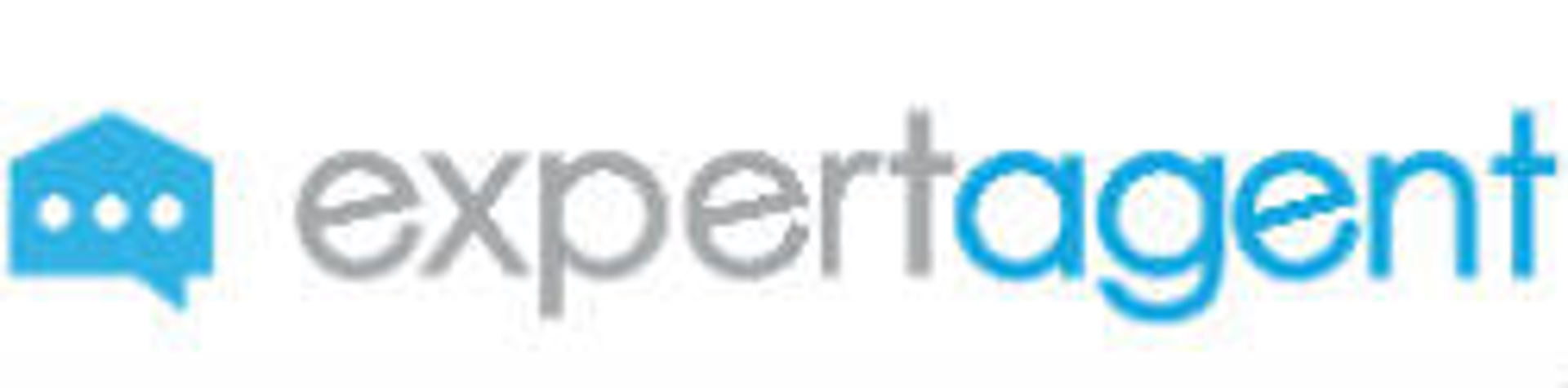 Logo for expert agent with blue house icon. Logo for expert agent with blue house icon.