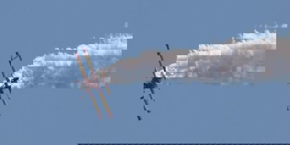 Fixed wing aircraft flying Fixed wing aircraft flying