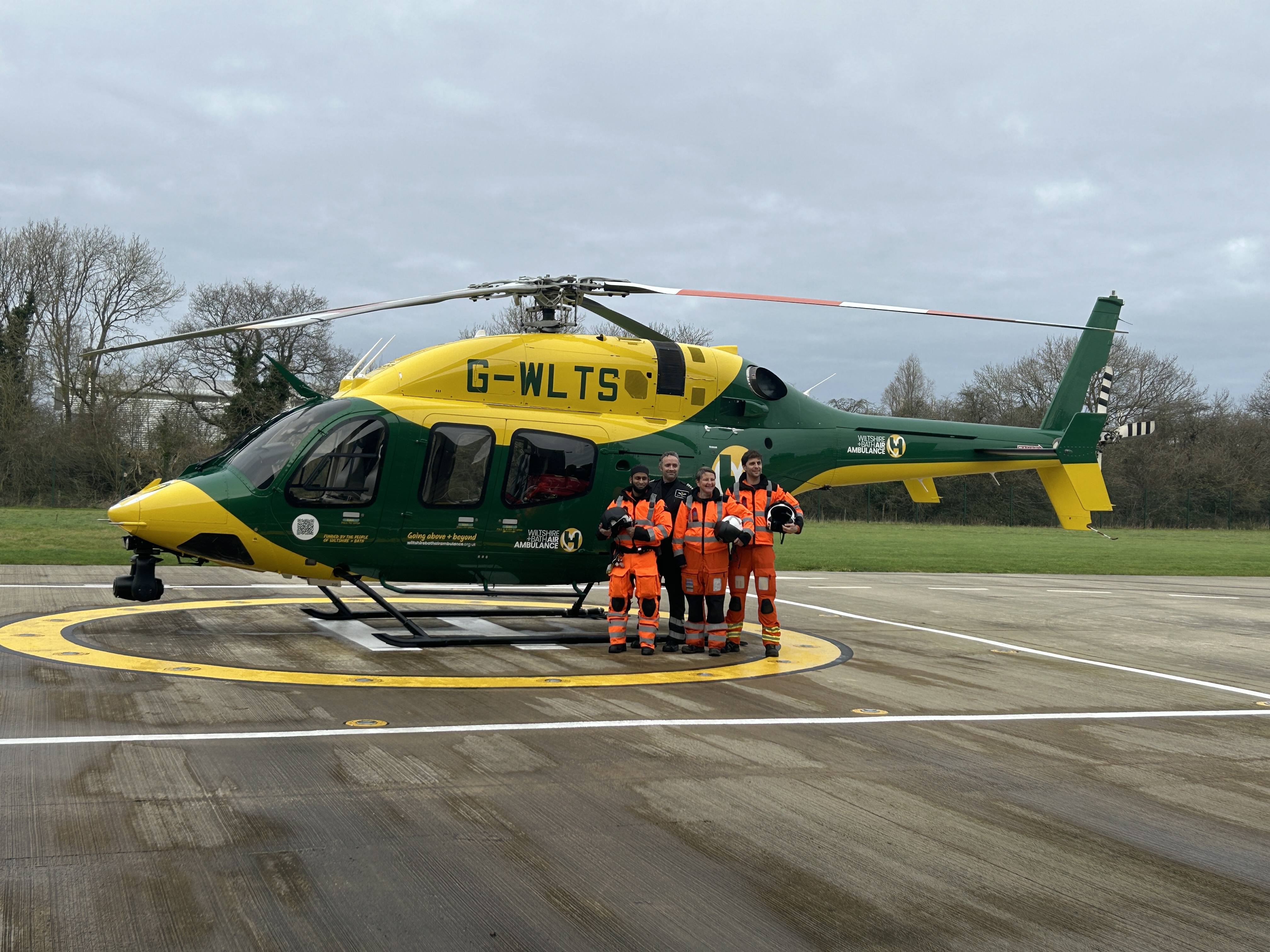 The Return Of Our Helicopter | Wiltshire And Bath Air Ambulance Charity