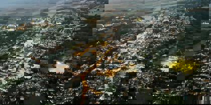 Aerial view of Warminster Aerial view of Warminster