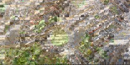 An aerial view of The Circle, Bath An aerial view of The Circle, Bath