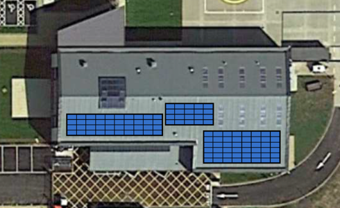 Boosting sustainability with new airbase solar panels