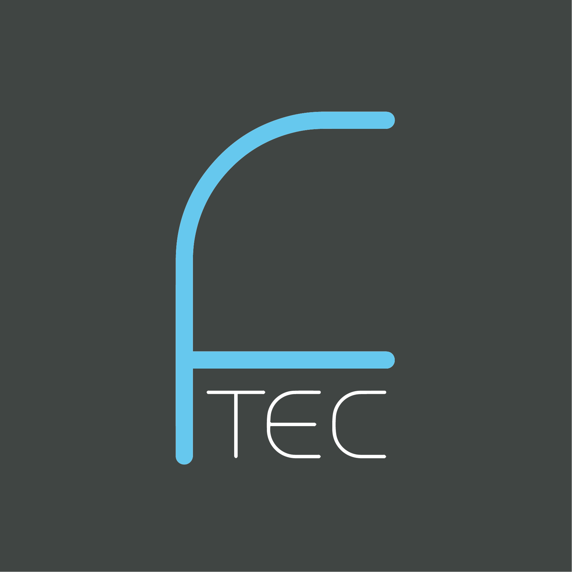 A grey background logo for FTEC A grey background logo for FTEC
